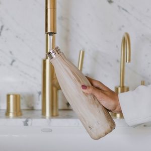 S'well Insulated Bottle 25oz // Swell Wood Blonde